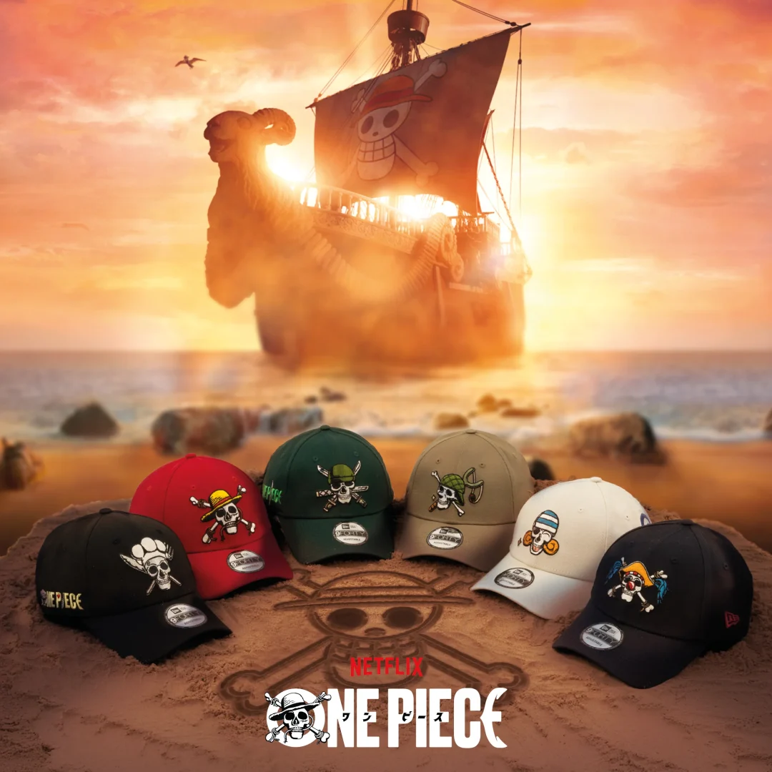 Netflix配信の実写ドラマ「ONE PIECE」× New Era コラボレーションが2025年 12/13 発売 (ニューエラ ワンピース ネットフリックス)