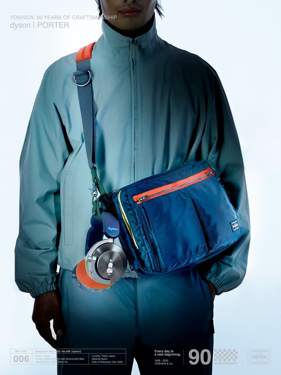 ダイソン × 吉田カバン/ポーターの異色タッグ!コラボアイテムが2025年 12/4 発売 (Dyson PORTER YOSHIDA & Co. 90th Anniversary Project 006)