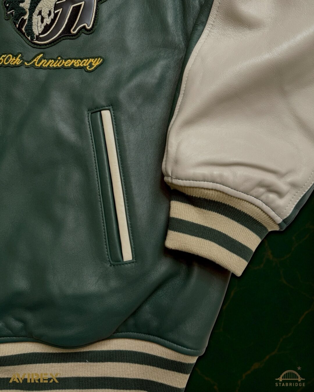 AVIREX × STABRIDGE “VARSITY JACKET CHIEF ROCKA”が2025年 12/27 発売 (アヴィレックス スタブリッジ “バーシティジャケット”)