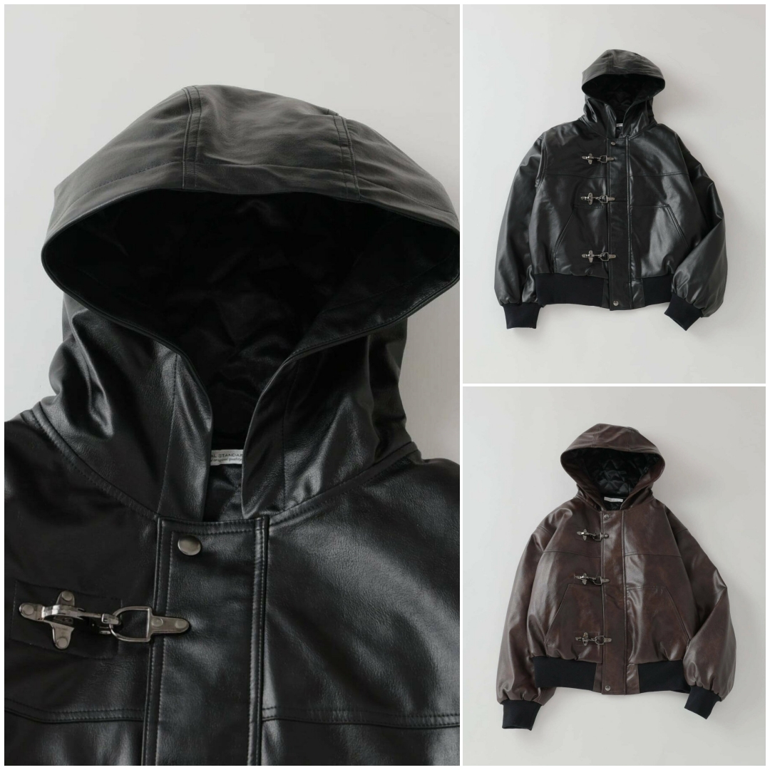 JOURNAL STANDARD 2026 SS "フェイク レザー ファイヤーマン フード ジャケット"が1月中旬 発売 (ジャーナルスタンダード)