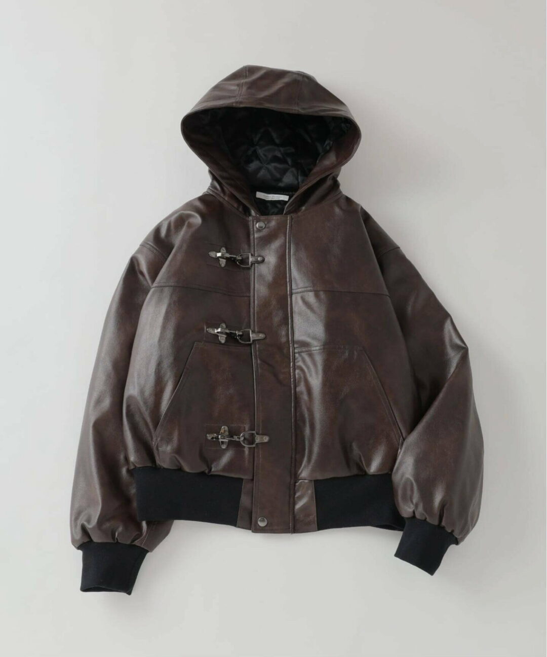 JOURNAL STANDARD 2026 SS “フェイク レザー ファイヤーマン フード ジャケット”が1月中旬 発売 (ジャーナルスタンダード)