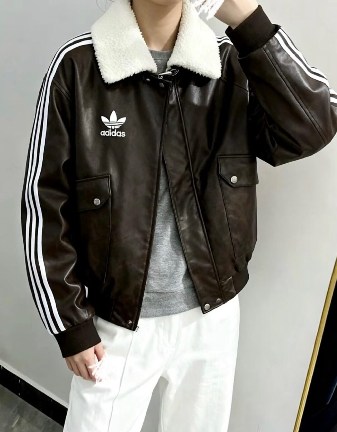 adidas originals PAD PU Jacket “Black”が海外発売 (アディダス オリジナルス ジャケット “ブラック”) [KC2656]