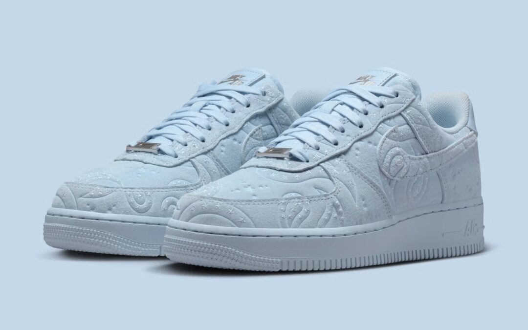 【2026年 春 発売予定】NIKE AIR FORCE 1 LOW SUEDE “Paisley/Hydrogen Blue” (ナイキ エア フォース 1 ロー スエード “ペイズリー/ハイドロゲンブルー”) [IO1259-400]