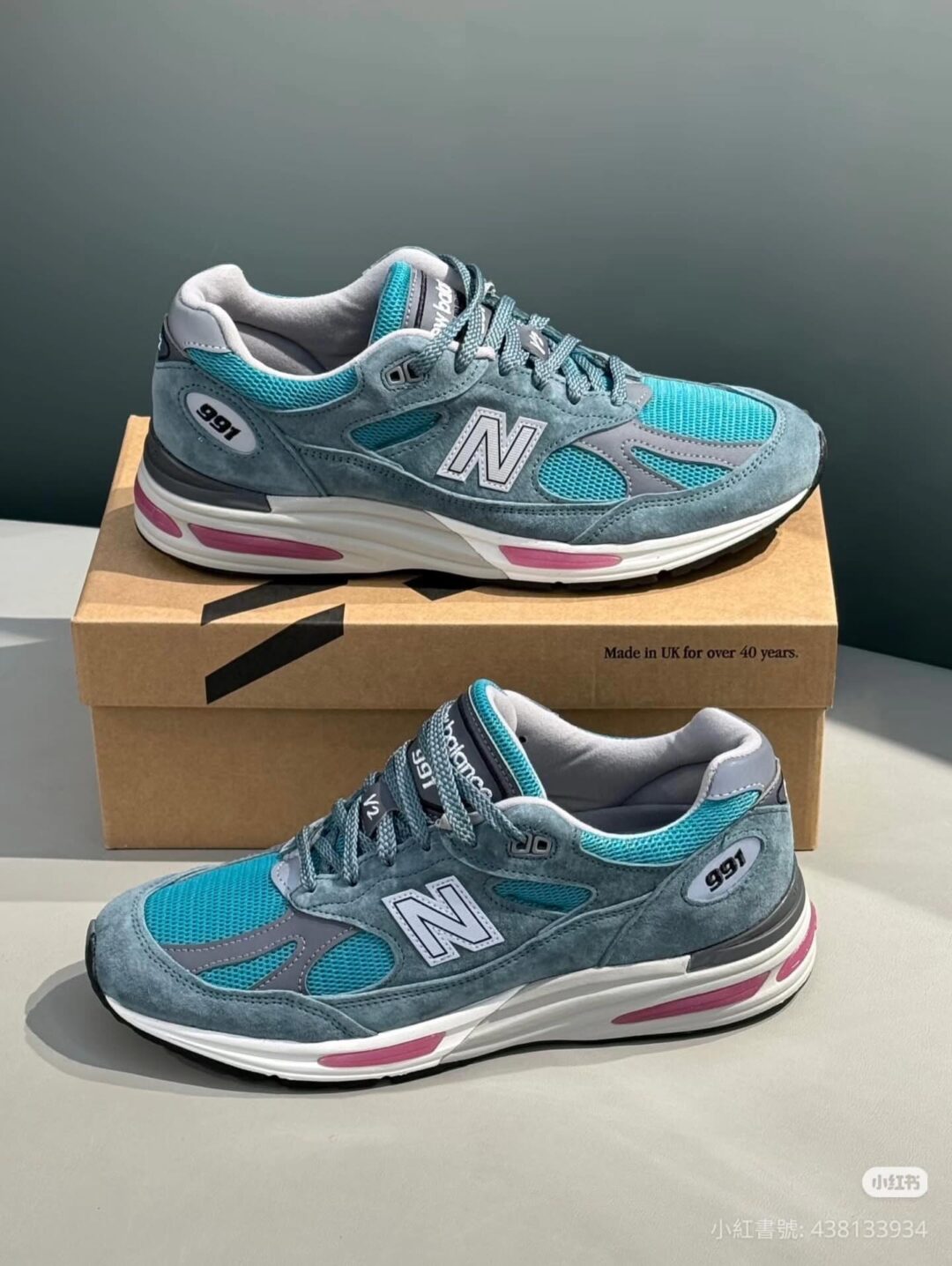 【海外発売】New Balance U991 TT2 “Porcelain Green/Trooper” Made in UK (ニューバランス) [U991TT2]