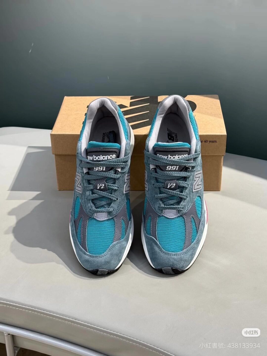 【海外発売】New Balance U991 TT2 “Porcelain Green/Trooper” Made in UK (ニューバランス) [U991TT2]