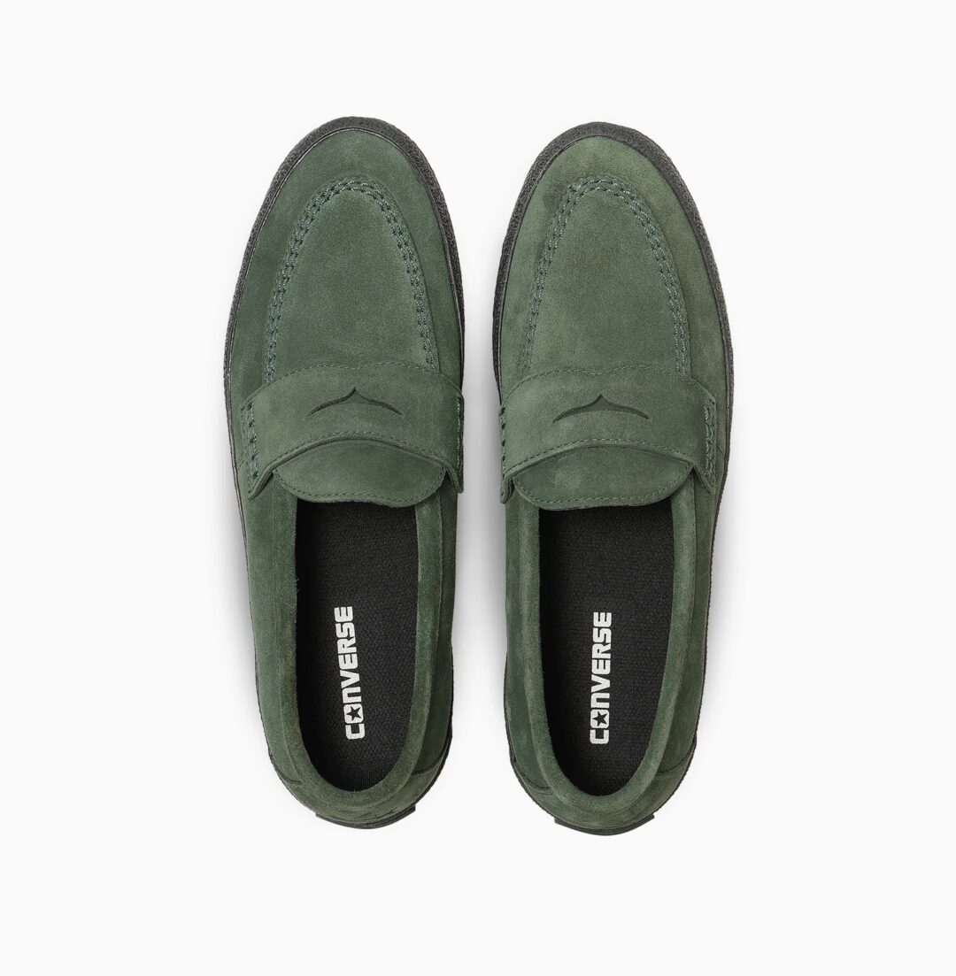 【2026年 2/24 発売】ローファーをスケート仕様にアップデートした CONVERSE CS LOAFER II SK “Navy/Dark Green” (コンバース スケートボーディング ローファー) [33702640/33702641]