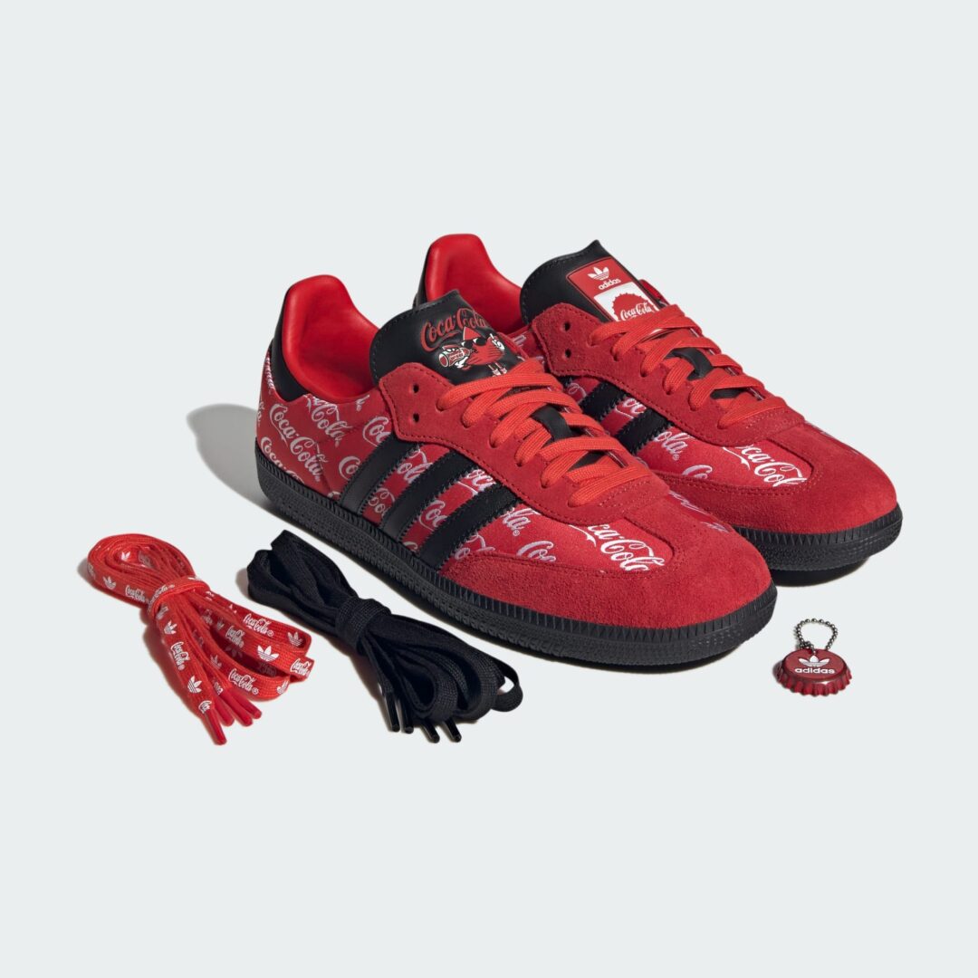 【2026年 6/6 発売予定】Coca Cola x adidas Originals SAMBA OG “Red/Black” (コカ・コーラ アディダス オリジナルス サンバ) [KH6893]