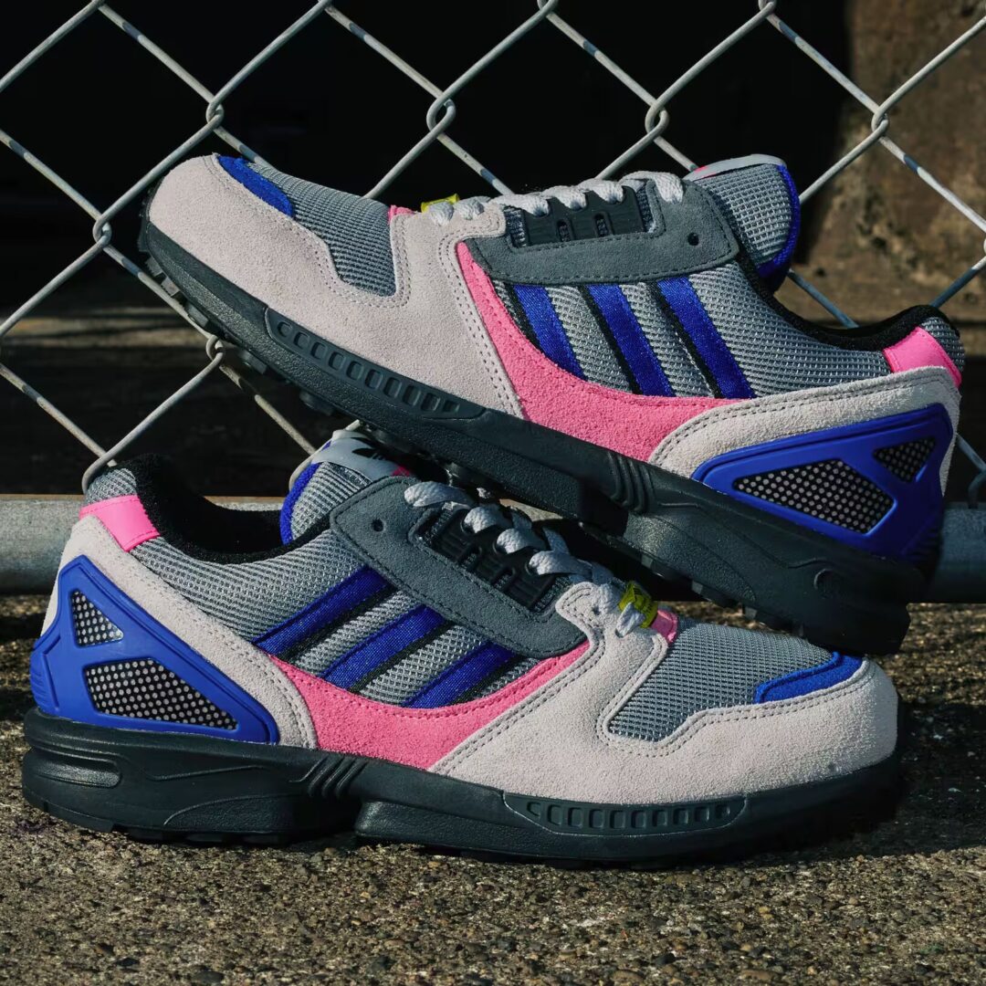 【2026年 1/23 発売】adidas Originals ZX 8000 “Grey Three/Semi Lucid Blue/Lucid Pink” (アディダス オリジナルス ゼットエックス “グレー/ブルー/ピンク”) [KI1377]