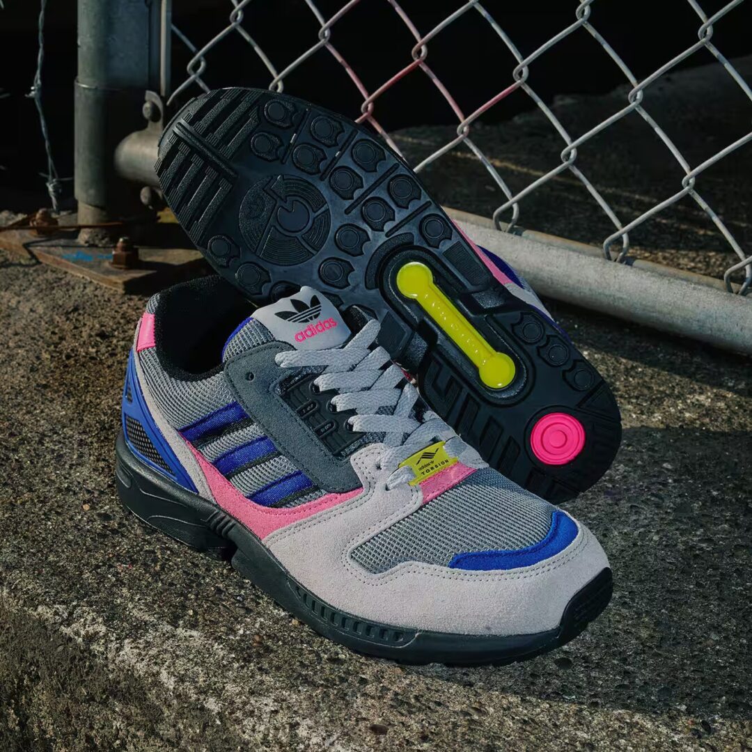 【2026年 1/23 発売】adidas Originals ZX 8000 “Grey Three/Semi Lucid Blue/Lucid Pink” (アディダス オリジナルス ゼットエックス “グレー/ブルー/ピンク”) [KI1377]