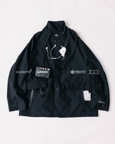 CLESSTE × Plus Phenix 2026 SS 別注 “WINDSTOPPER by GORE-TEX LABS ACTIVE CITY STORAGE JACKET”が1/31 発売 (クレスト プラスフェニックス ゴアテックス ウィンドストッパー ジャケット)