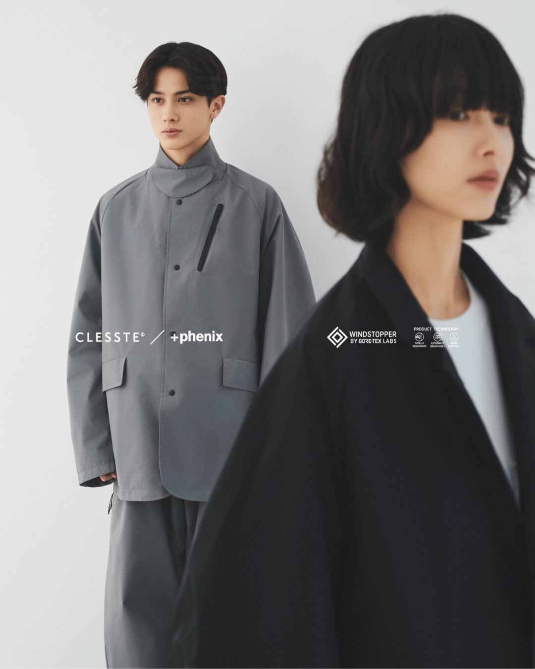 CLESSTE × Plus Phenix 2026 SS 別注 “WINDSTOPPER by GORE-TEX LABS ACTIVE CITY STORAGE JACKET”が1/31 発売 (クレスト プラスフェニックス ゴアテックス ウィンドストッパー ジャケット)