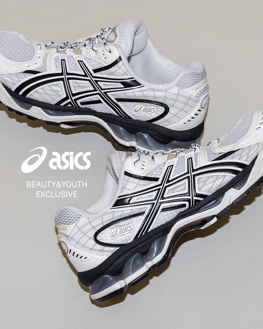 【BEAUTY&YOUTH EXCLUSIVE・2026年 1/22 発売】ASICS GEL-NIMBUS 10.1 “White/Black” (ビューティアンドユース アシックス ゲルニンバス)