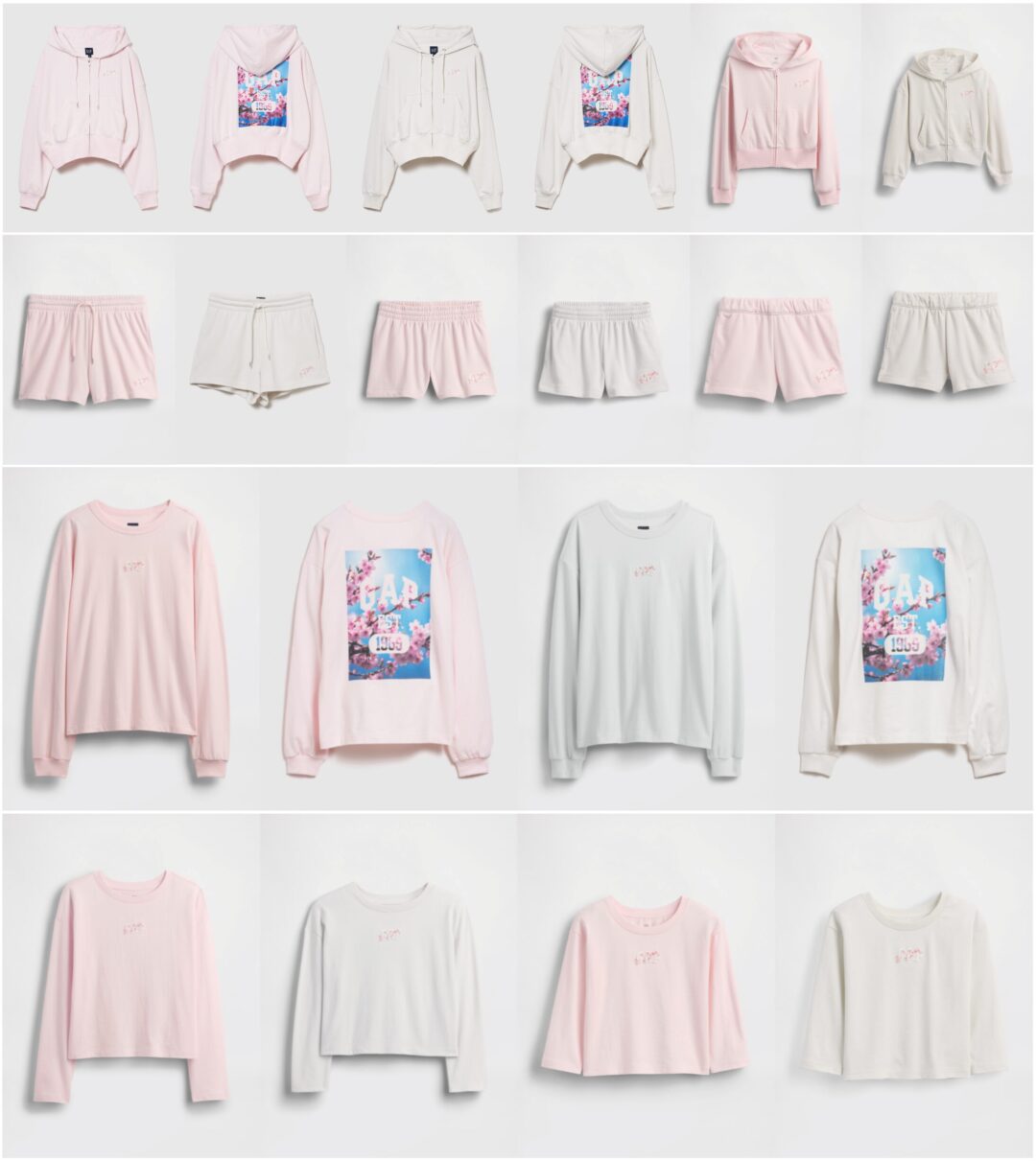 Gap、春の訪れを感じる桜モチーフとロゴが融合した日本限定のSAKURAコレクションが2026年 1/20 発売 (ギャップ サクラ 桜)