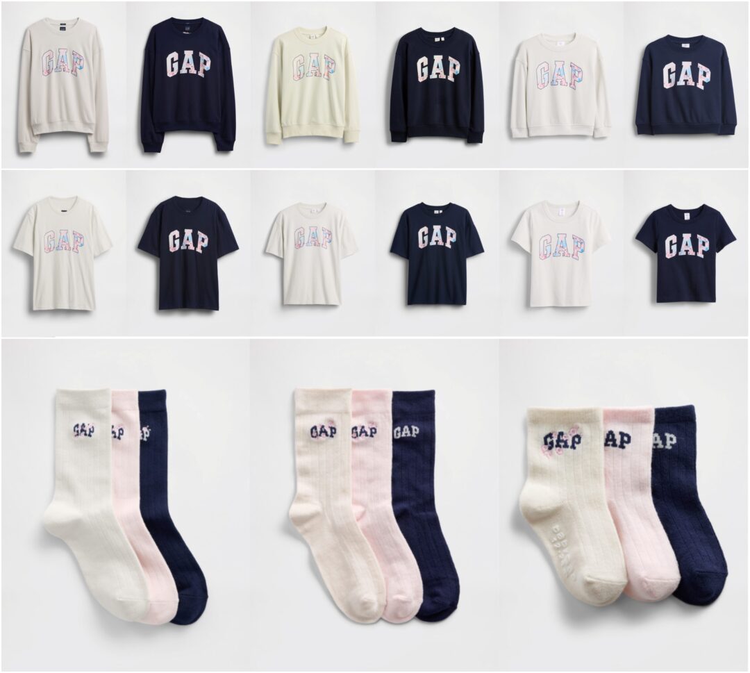 Gap、春の訪れを感じる桜モチーフとロゴが融合した日本限定のSAKURAコレクションが2026年 1/20 発売 (ギャップ サクラ 桜)