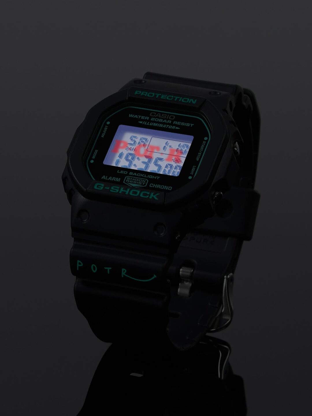 ターコイズブルーカラーのPORTER/POTR × G-SHOCK DW-5600が2026年 1/10 発売 (エムエイチエル ポーター Gショック)