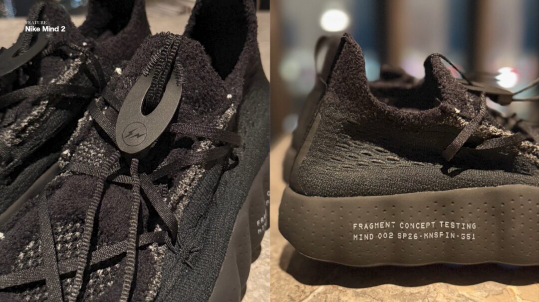 【2026年 発売予定】FRAGMENT × NIKE MIND MULE 002 “Black/Grey” (フラグメント 藤原ヒロシ ナイキ マインド ミュール)
