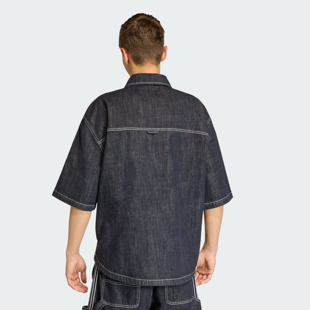 【2026年 1/9 発売】adidas Originals 2026 SS ”WORKWEAR Denim Short Sleeve Work Shirt & Denim Work Pants” (アディダス オリジナルス ワークウェア デニム SS シャツ パンツ) [KG6448/KG6450]