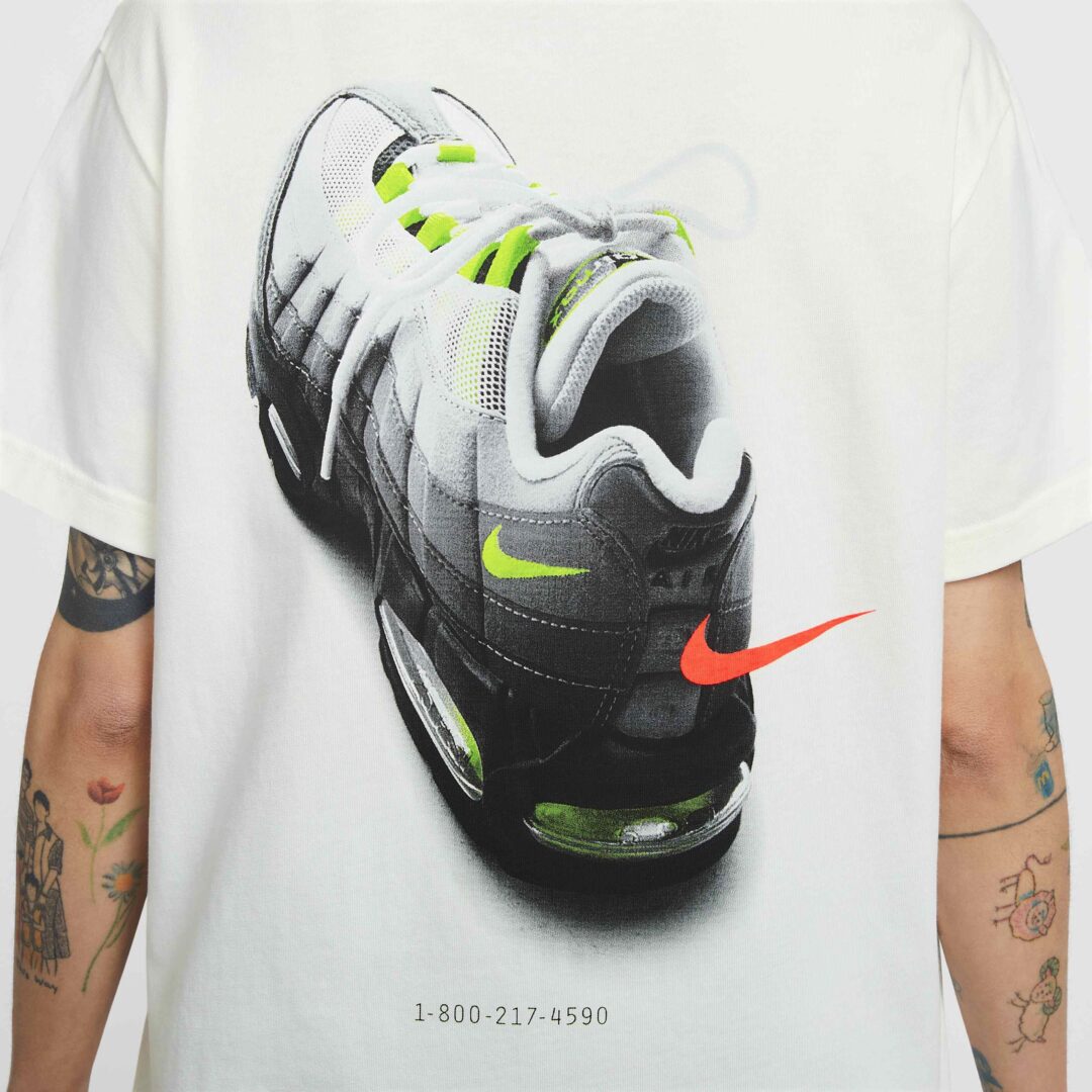 「ナイキ エア マックス 95 “イエグラ”」をプリントした「Nike Air Max 95 "Neon” S/S Tee"が登場