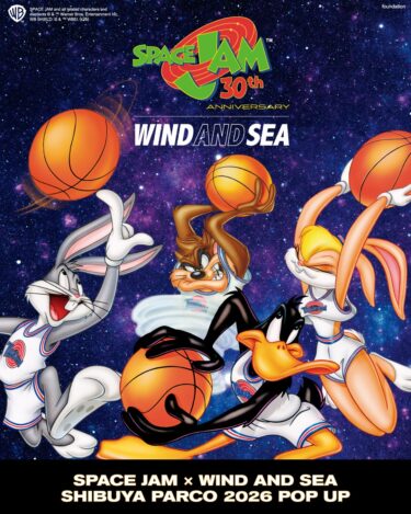 SPACE JAM 30周年 × WIND AND SEA 2026 SS コラボが1/15 順次発売 (スペース・ジャム ウィンダンシー)