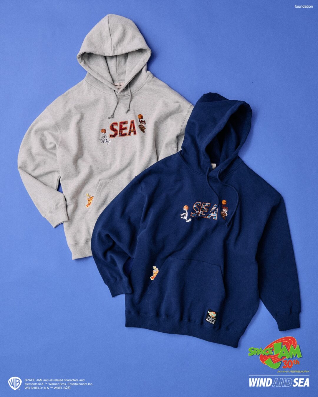 SPACE JAM 30周年 × WIND AND SEA 2026 SS コラボが1/15 順次発売 (スペース・ジャム ウィンダンシー)