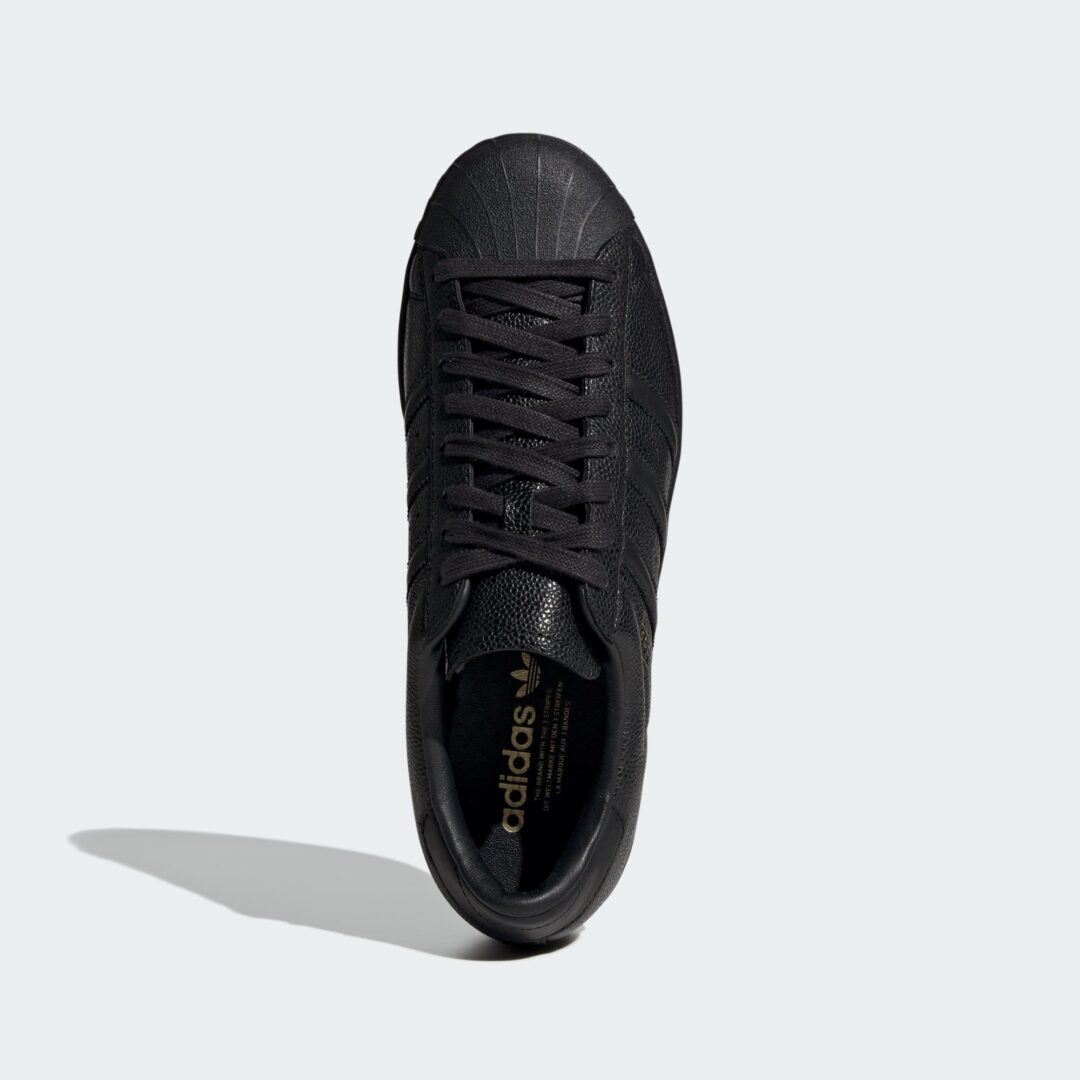 【20265年 1/23 発売】adidas Originals SUPERSTAR VINTAGE “Core Black/Gold Metallic” (アディダス オリジナルス スーパースター ビンテージ “ブラック/ゴールド”) [IH1675]