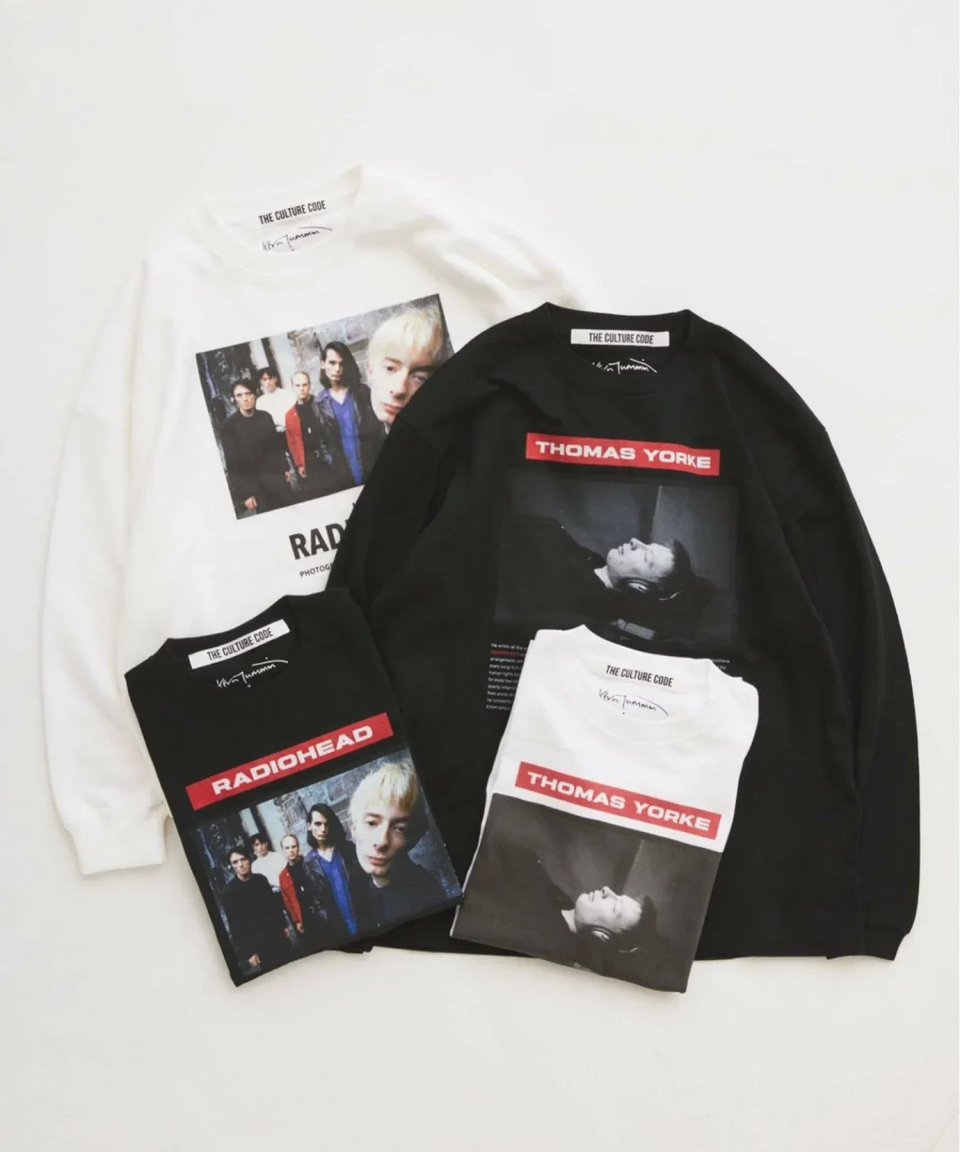 JOURNAL STANDARD relume / THE CULTURE CODE "レディオヘッド by Kevin Cummins" シリーズが2026年 2月下旬 発売 (ジャーナルスタンダード Radiohead)