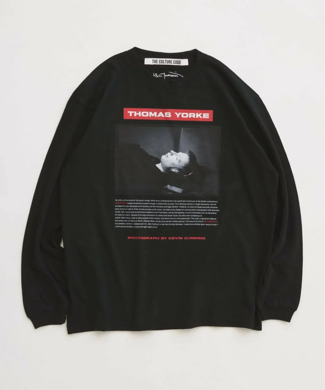 JOURNAL STANDARD relume / THE CULTURE CODE “レディオヘッド by Kevin Cummins” シリーズが2026年 2月下旬 発売 (ジャーナルスタンダード Radiohead)