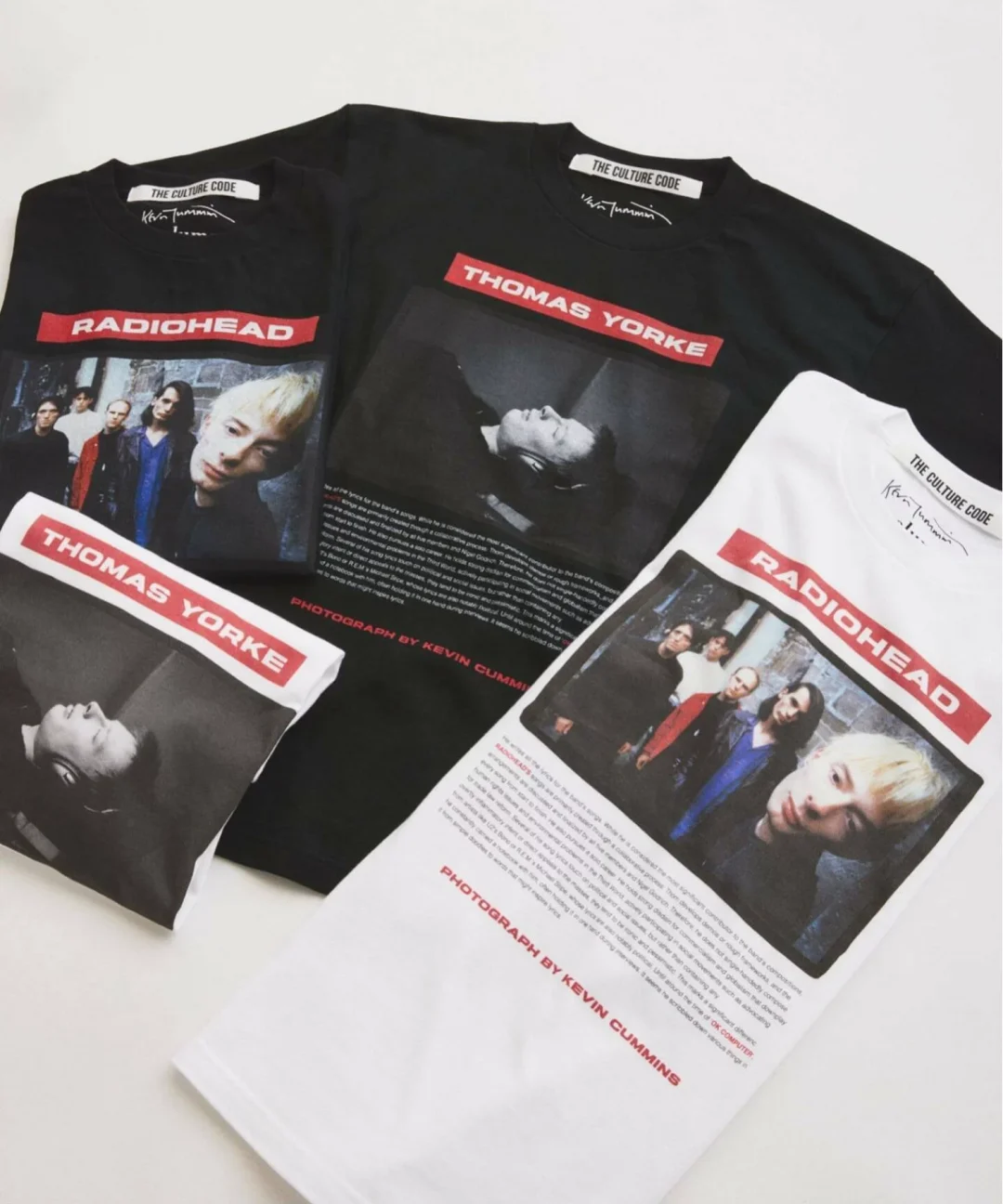 JOURNAL STANDARD relume / THE CULTURE CODE “レディオヘッド by Kevin Cummins” シリーズが2026年 2月下旬 発売 (ジャーナルスタンダード Radiohead)