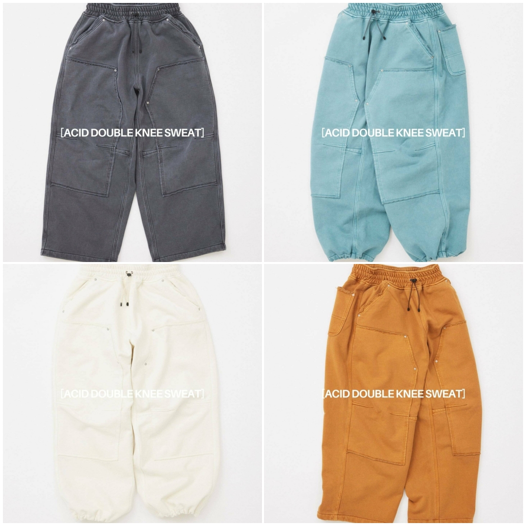 JOURNAL STANDARD 2026 SS "アシッド ダブル ニー スウェット パンツ"が2月中旬 発売 (ジャーナルスタンダード)