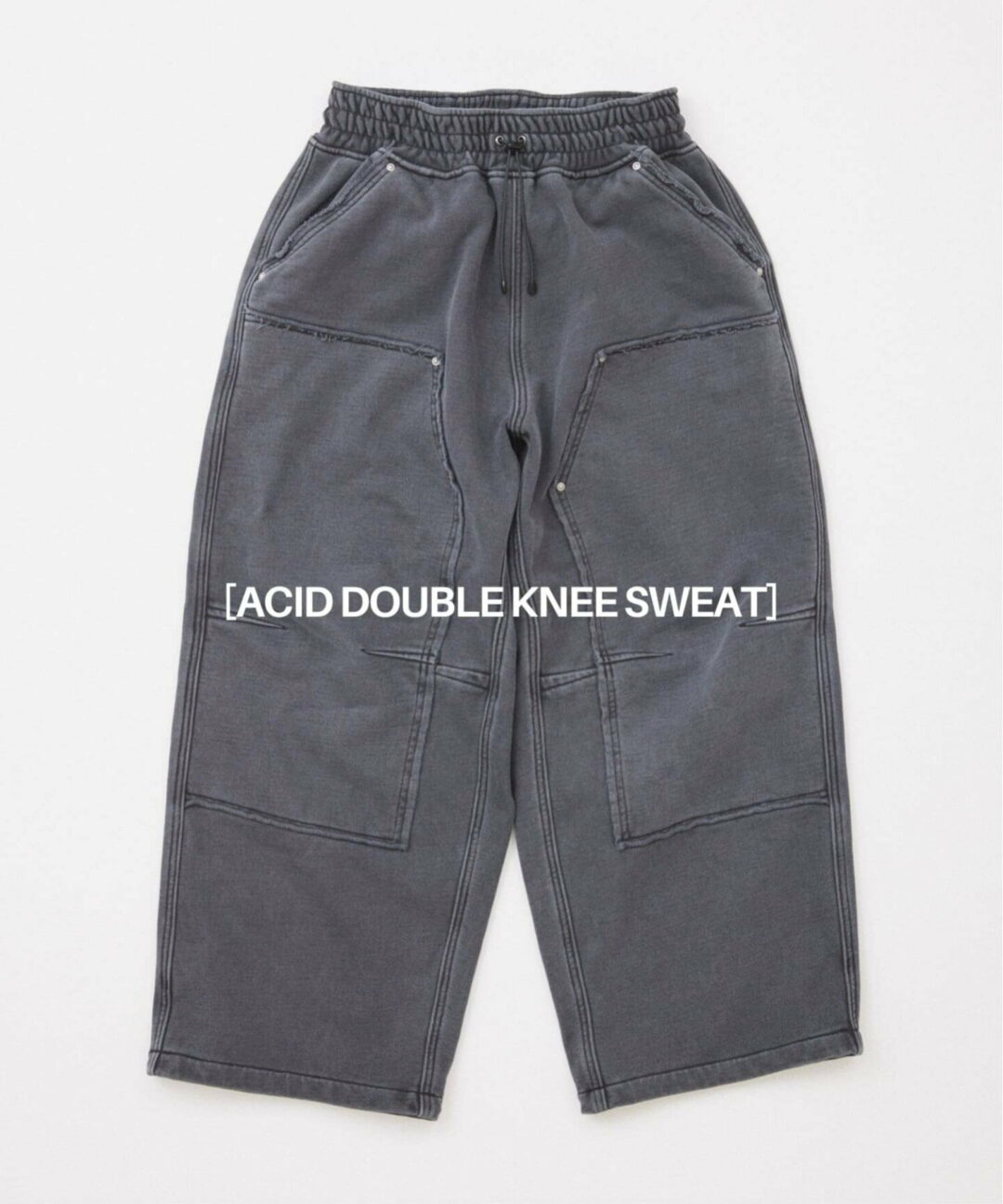 JOURNAL STANDARD 2026 SS “アシッド ダブル ニー スウェット パンツ”が2月中旬 発売 (ジャーナルスタンダード)