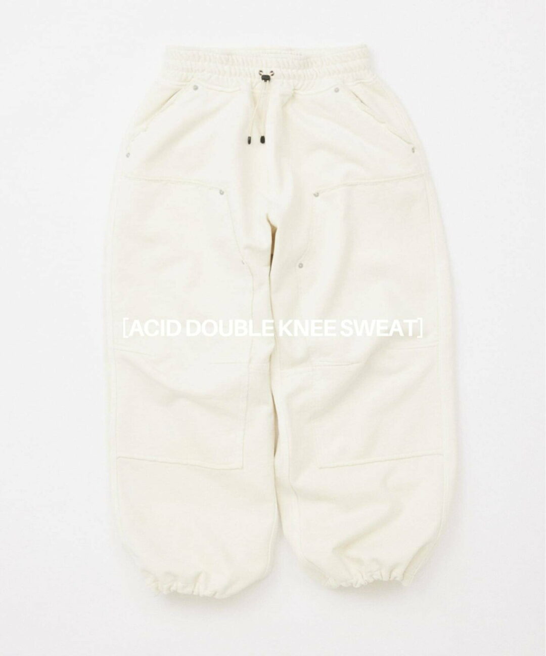 JOURNAL STANDARD 2026 SS “アシッド ダブル ニー スウェット パンツ”が2月中旬 発売 (ジャーナルスタンダード)