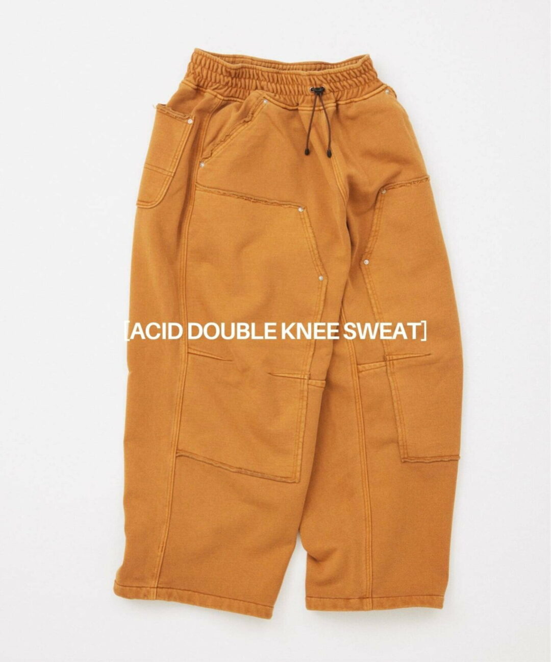 JOURNAL STANDARD 2026 SS “アシッド ダブル ニー スウェット パンツ”が2月中旬 発売 (ジャーナルスタンダード)