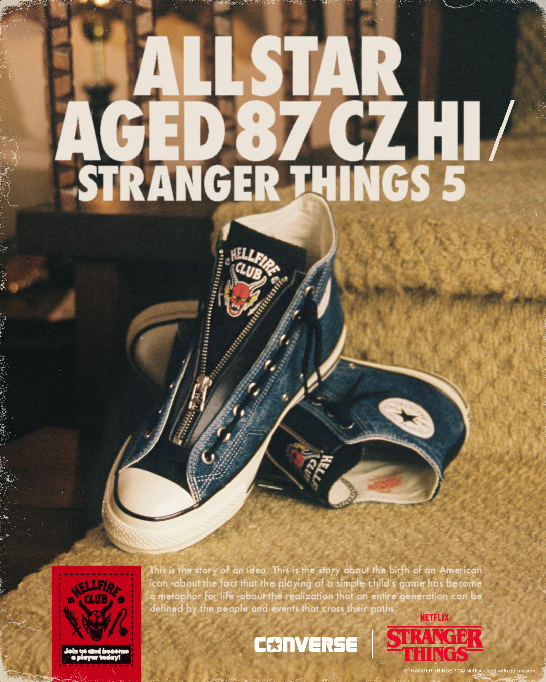 【2026年 1/23 発売】Stranger Things × CONVERSE コラボコレクション 第2弾 (ストレンジャー・シングス コンバース)