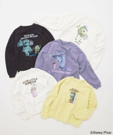 JOURNAL STANDARD × モンスターズ・インク 2026 SS "プリント スウェット"が2月中旬 発売 (ジャーナルスタンダード Monsters Inc)