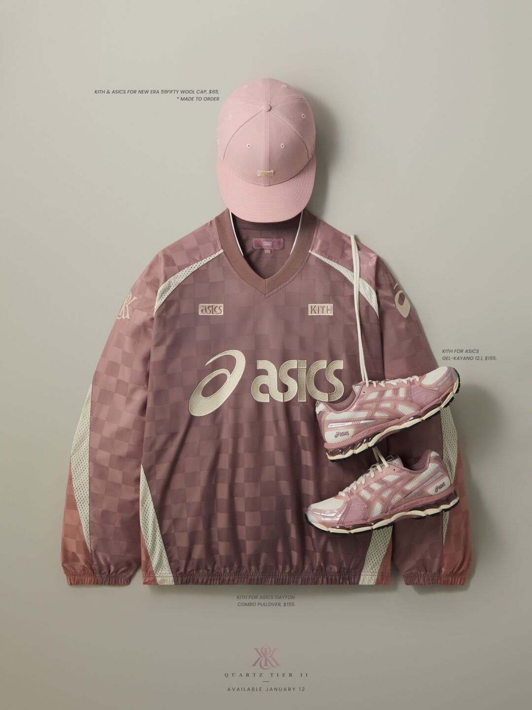 【Kith for ASICS GEL-KAYANO 12.1 Loyalty Exclusive】MONDAY PROGRAM 2026年 1/12 発売 (キス アシックス ゲルカヤノ)