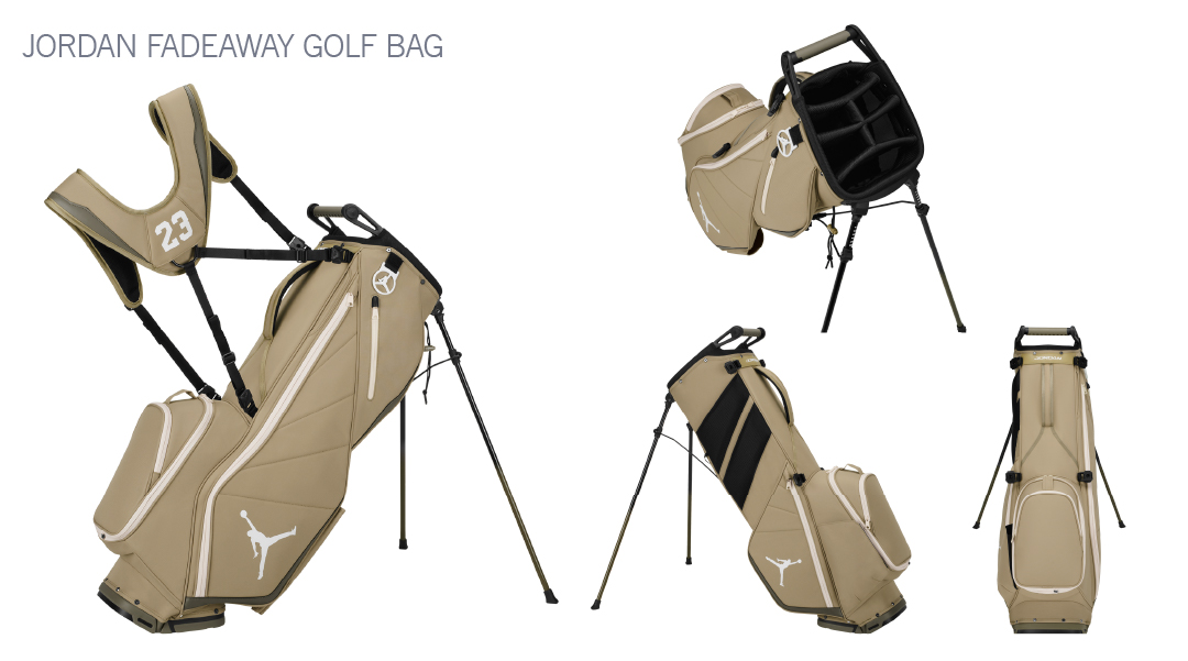 ナイキ ジョーダン ゴルフバッグ最新モデルが2026年 1/31 発売 (JORDAN FADEAWAY GOLF BAG “Photodust/Khaki”)