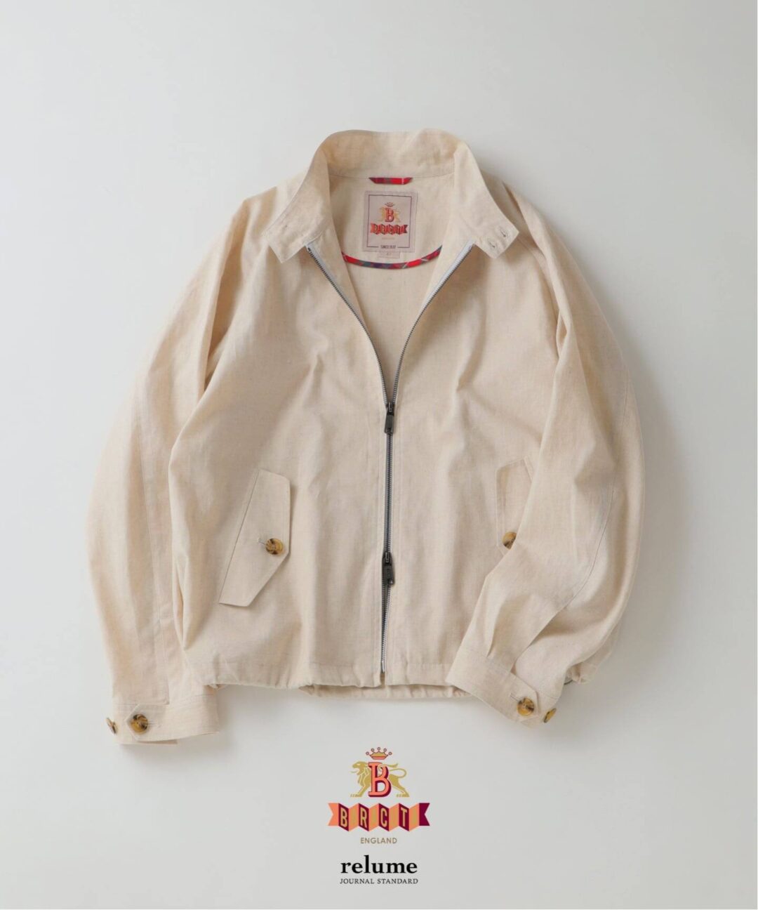 JOURNAL STANDARD relume × Baracuta 2026 SS 別注 “G4 ドライビング ブルゾン”が3月中旬 発売 (ジャーナルスタンダード バラクータ)