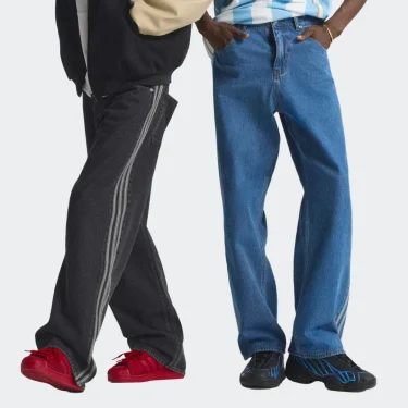 「アディダス アディカラー デニム 2026 SS」から3ストライプをあしらったバギーデニムが発売 (adidas Adicolor Denim Baggy Denim Pants) [KD1497/KD1499]