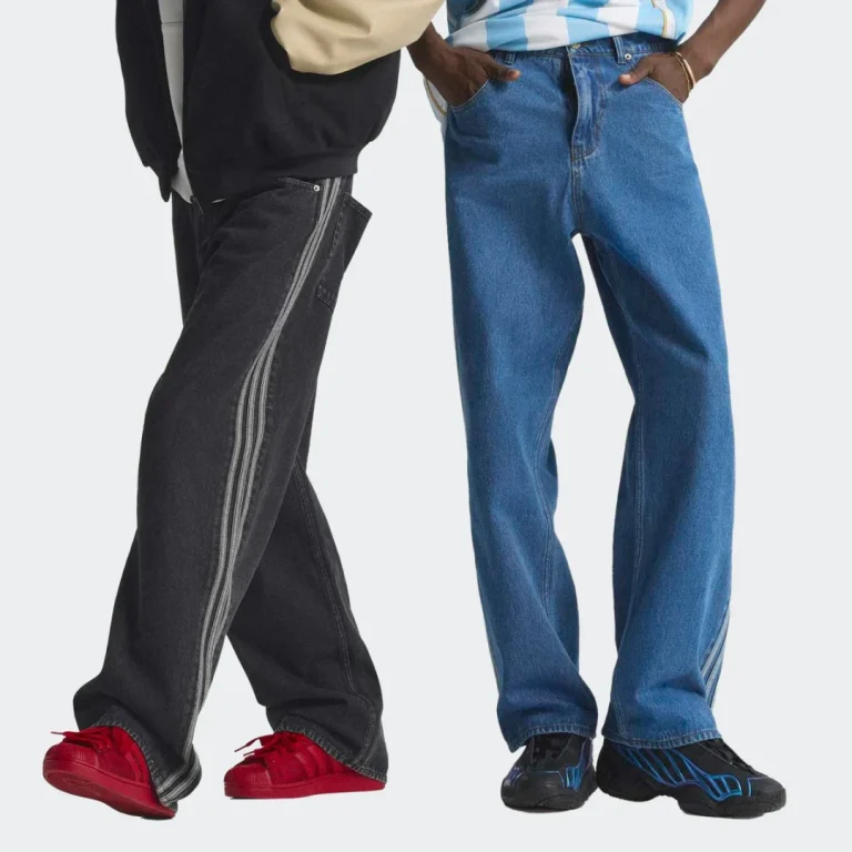 daidai アディダス アディカラー デニム 2026 SS」から3ストライプをあしらっ