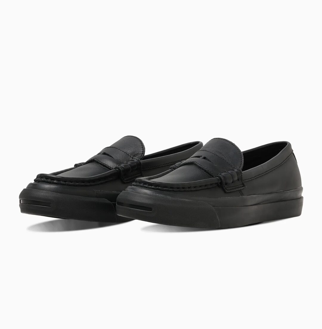 【2026年 1/27 発売】CONVERSE JACK PURCELL 1935 LOAFER “Black” (コンバース ジャックパーセル ローファー “ブラックモノクローム”) [33301470]