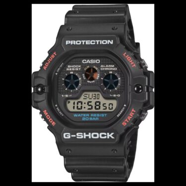 逆輸入でブレイクした初期G-SHOCK DW-5900Cを忠実に再現した「DW-5900U-1JF」が2026年 1/16 発売 (Gショック ジーショック)