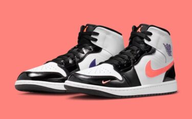 【2026年 春 発売予定】NIKE AIR JORDAN 1 MID “Mismatched Swoosh/Black/White” (ナイキ エア ジョーダン 1 ミッド “ミスマッチスウッシュ/ブラック/ホワイト”) [IQ9387-010]