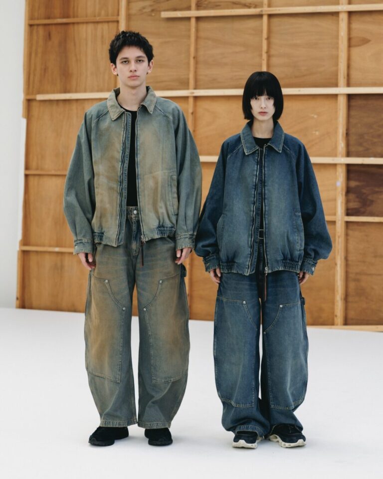 CLESSTE 2026 SS “VINTAGE DYED SELVEDGE DENIM CITY UTILITY JACKET