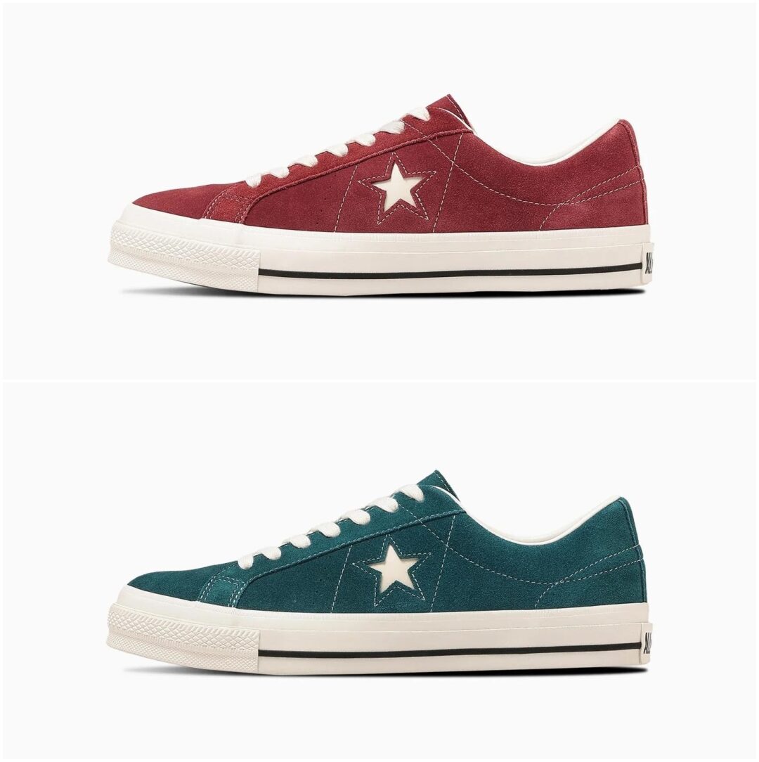 【2026年 1/23 発売】CONVERSE ONE STAR SUEDE “Burgundy/Dark Teal” (コンバース ワンスター スエード) [33702560/33702561]