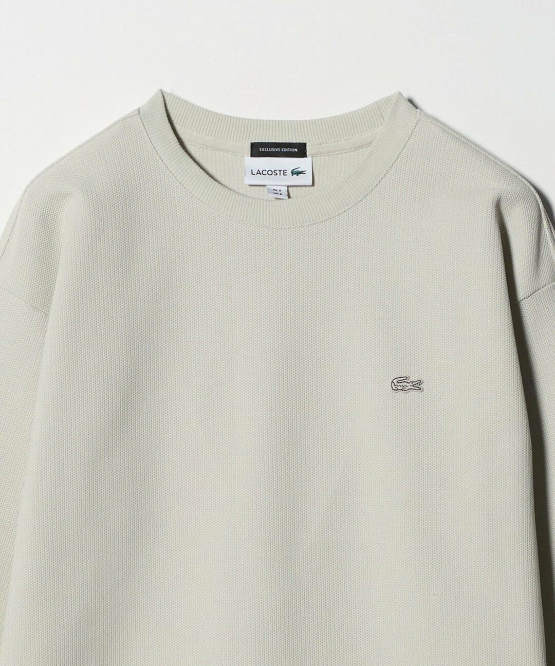 LACOSTE for BEAUTY&YOUTH 2026 SS 別注 “ワントーン ロング スリーブ カットソー”が発売 (ラコステ ビューティアンドユース)