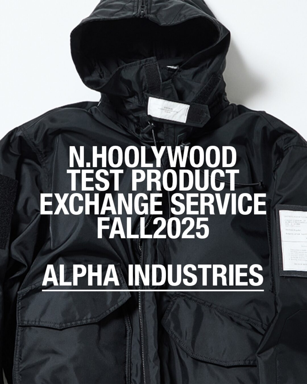 ALPHA INDUSTRIES x N.HOOLYWOOD 2025 FW "CWU"が2026年 1/1 発売 (アルファ インダストリーズ エヌハリウッド)