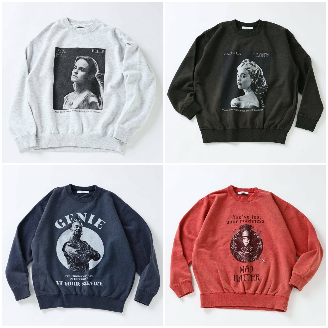 JOURNAL STANDARD relume / Disney "ライブアクション ムービースウェット"が発売 (ジャーナル スタンダード ディズニー)