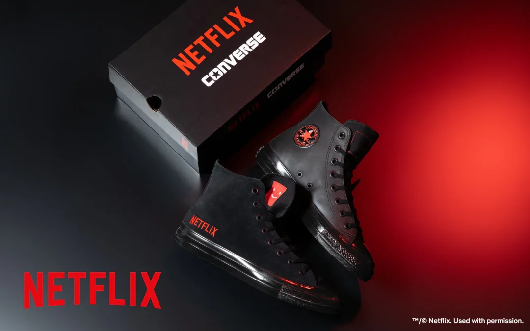 【2026年 1/23 発売】Netflix × CONVERSE ALL STAR AGED HI "Black" (ネットフリックス コンバース コンバース オールスター エイジド) [31317330]