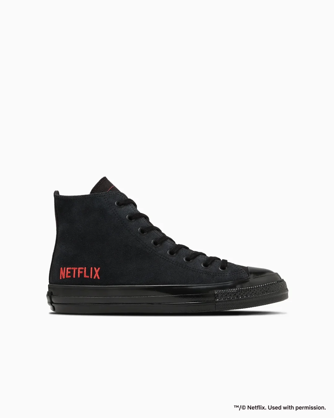 【2026年 1/23 発売】Netflix × CONVERSE ALL STAR AGED HI “Black” (ネットフリックス コンバース オールスター エイジド) [31317330]