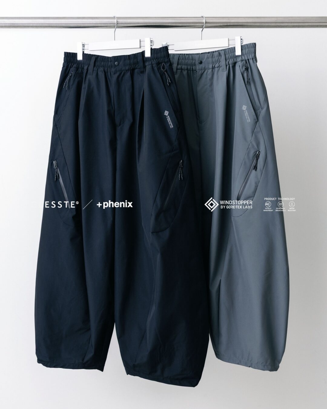 CLESSTE × Plus Phenix 2026 SS 別注 “GORE-TEX WINDSTOPPER LABS TECH MASSIVE TWISTED PANTS”が1/10 発売 (クレスト プラスフェニックス ゴアテックス ウィンドストッパー パンツ)